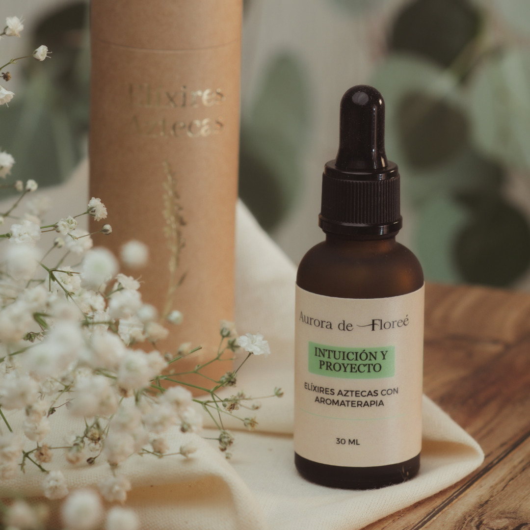 INTUICIÓN Y PROYECTO   ELÍXIRES AZTECAS CON AROMATERAPIA