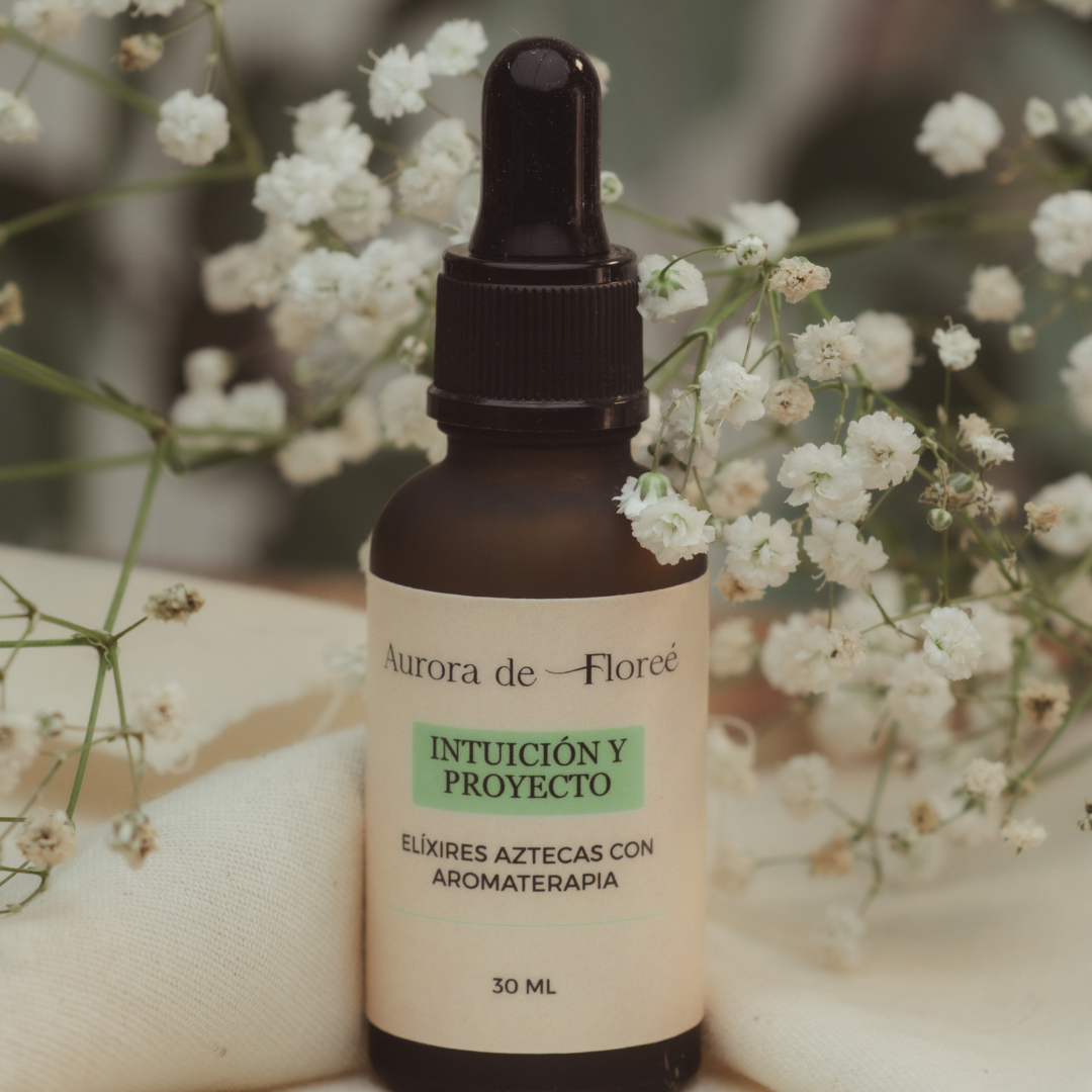 INTUICIÓN Y PROYECTO   ELÍXIRES AZTECAS CON AROMATERAPIA